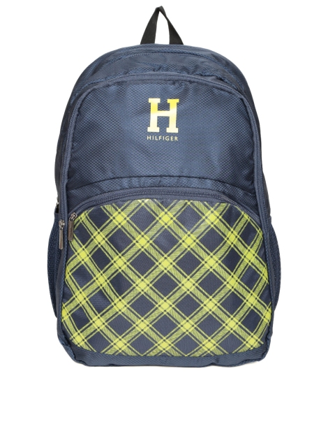 

Tommy Hilfiger Unisex Navy Printed Backpack, Navy blue