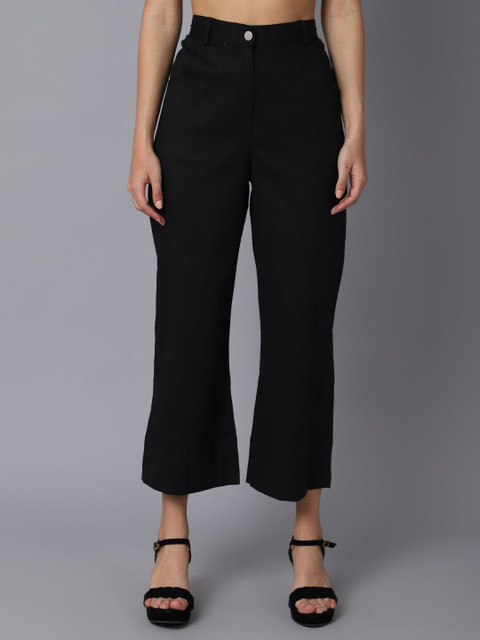 

TAG 7 Women Black Palazzos