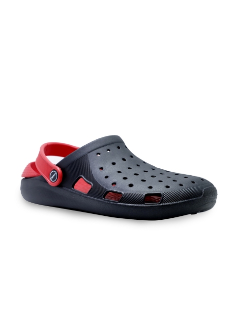 

Liberty Men Black & Red Clogs Sandals