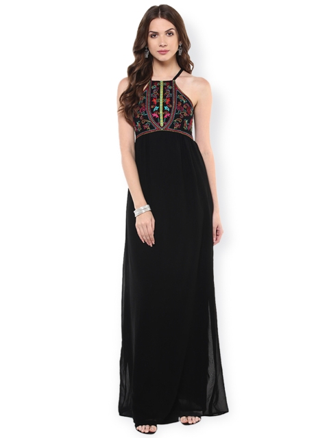 

Taurus Women Black Maxi Dress