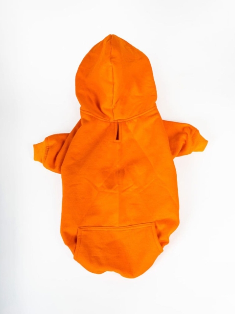 

thepawpstarco Orange Solid Dog Sweatshirt