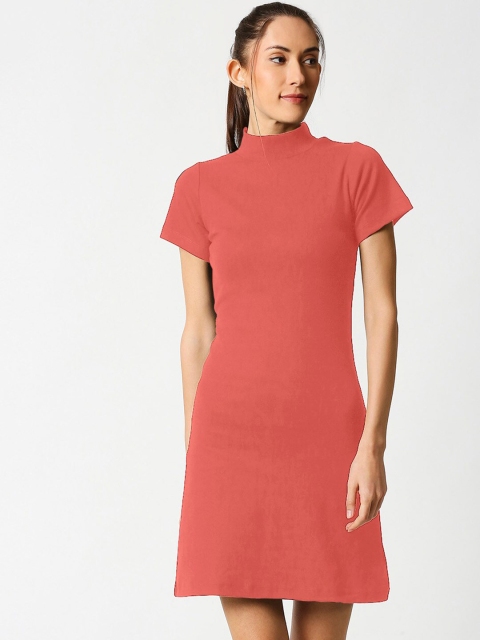 

Bewakoof Red T-shirt Dress