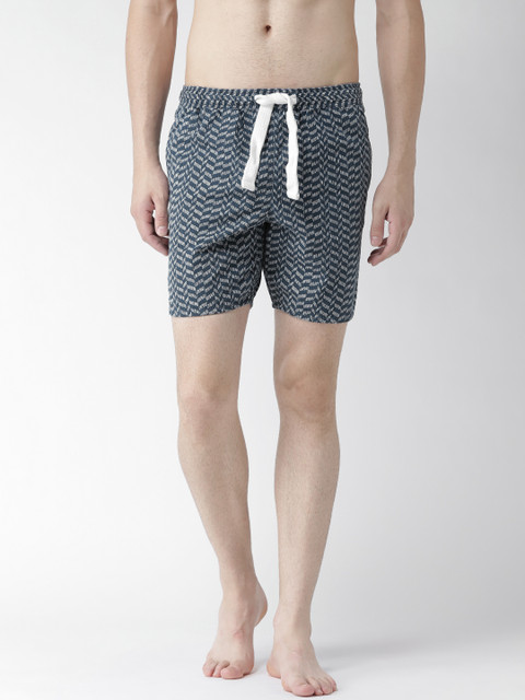 

Tommy Hilfiger Blue Printed Slim Swim Shorts S7ATN106