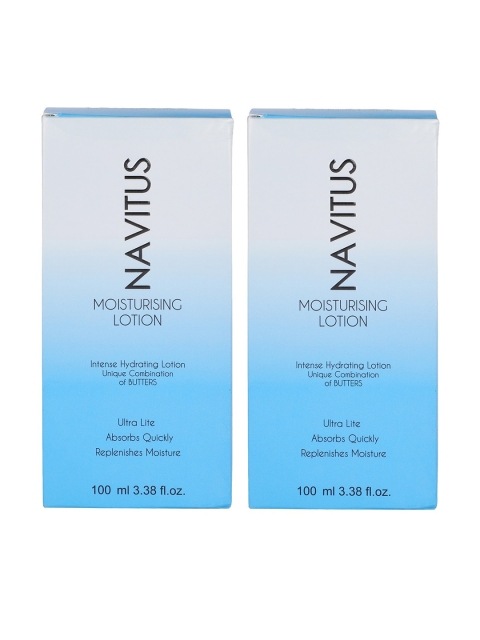 

Navitus Set of 2 Moisturizer Lotion 200 ml, White