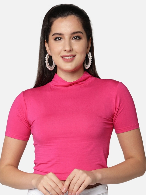 

Sonex Gold Pink Crop Top