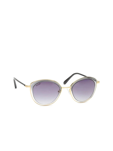 

Titan Adults Purple Lens & Yellow Frame Cat eye Sunglasses with UV Protected Lens