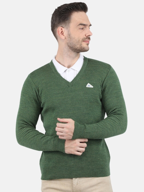 

Monte Carlo Men Olive Green Pullover