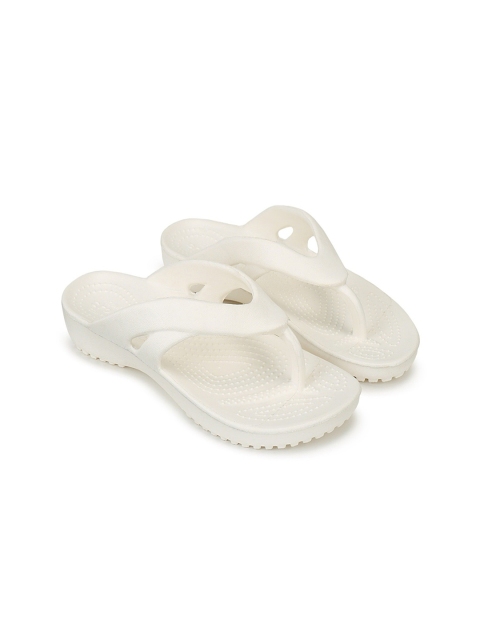 

BEONZA Women Cream-Coloured Thong Flip-Flops
