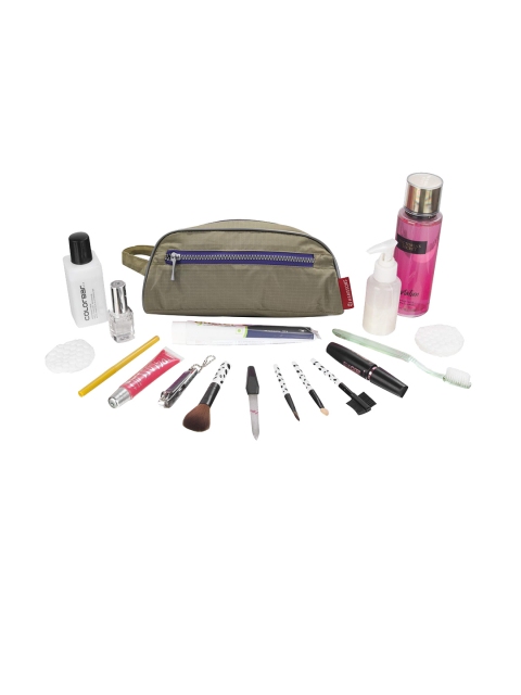 

Harissons Beige Solid Travel Pouch