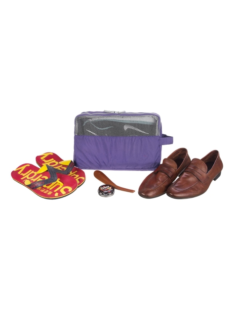 

Harissons Purple Solid Travel Shoe Pouch