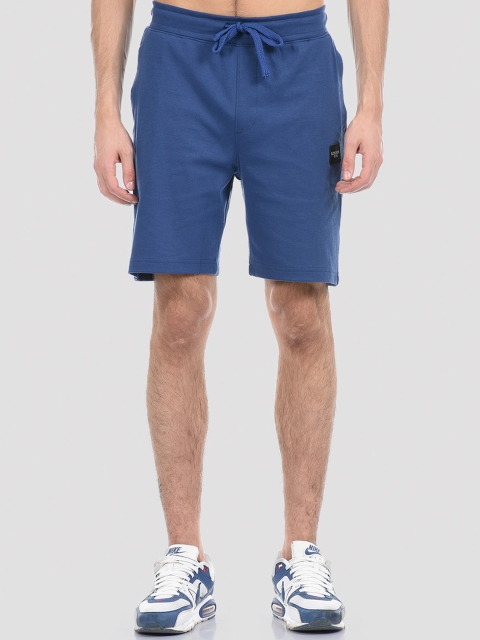 

LONDON FOG Men Blue Low-Rise Sports Shorts