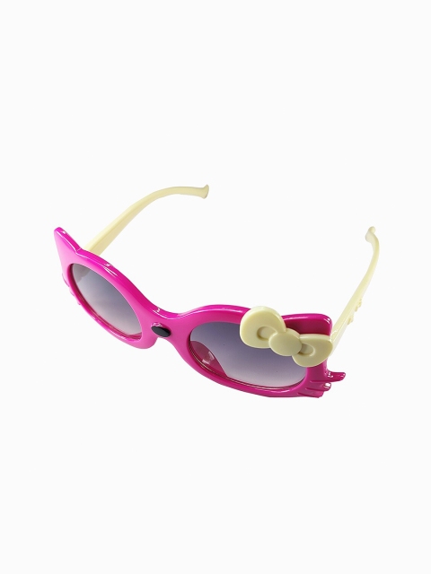 

Butterthief Unisex Kids Black Lens & Pink Round Sunglasses with UV Protected Lens