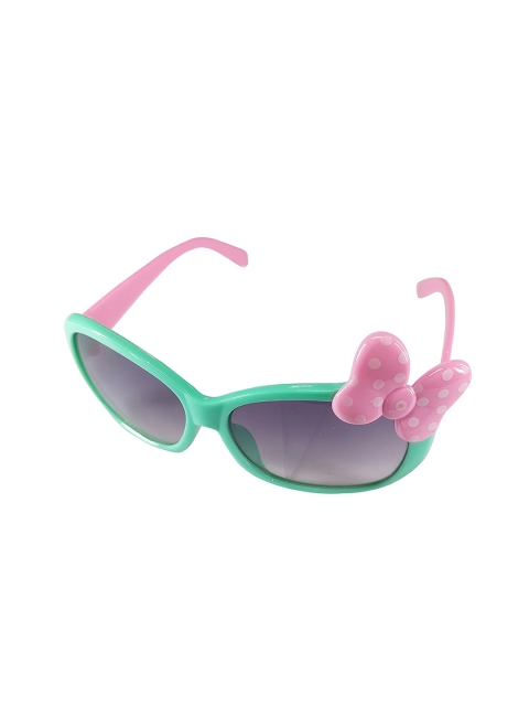 

Butterthief Unisex Kids Black Lens & Green Round Sunglasses with UV Protected Lens