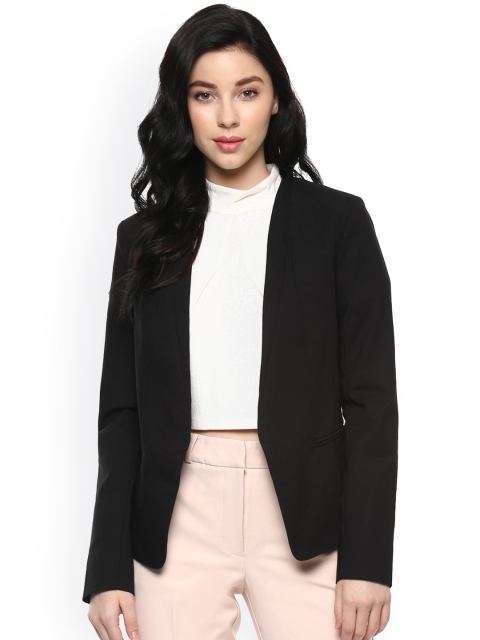 

Forever New Women Black Solid Tailored Jacket