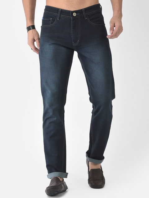 

COBB Men Navy Blue Slim Fit Light Fade Jeans
