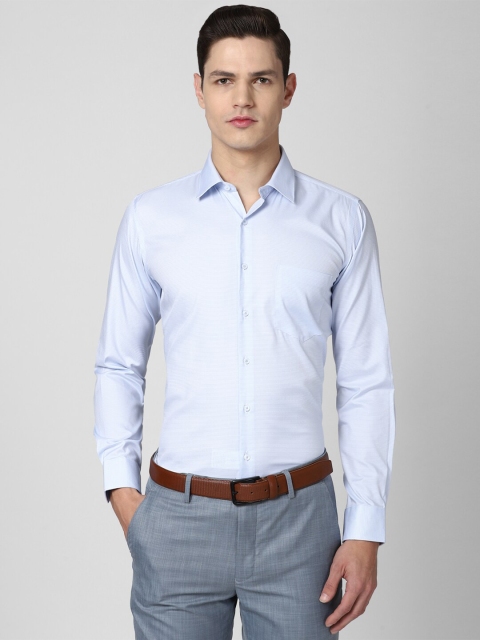 

Van Heusen Men Blue Slim Fit Pure Cotton Formal Shirt