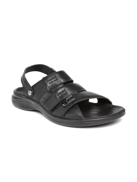 

Woodland ProPlanet Men Black Leather Sandals