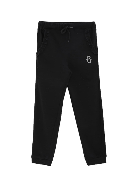 

THETA Girls Black Joggers Trousers