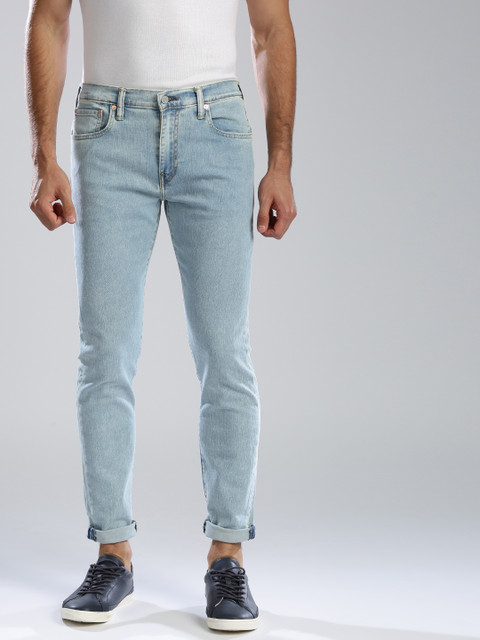 

Levis Men Blue 512 Regular Fit Mid-Rise Clean Look Jeans