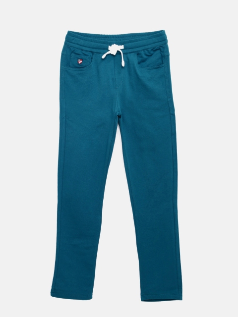 

U.S. Polo Assn. Kids Boys Teal Blue Slim Fit Track Pants