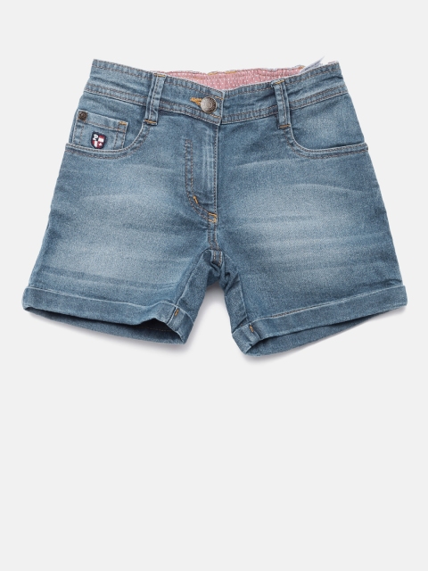 

U.S. Polo Assn. Kids Girls Blue Denim Shorts