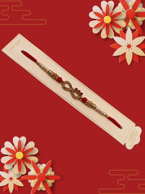 

YOUSTYLO Unisex Kids Multicoloured Rakhi with Roli Chawal & Greeting Card, Multi