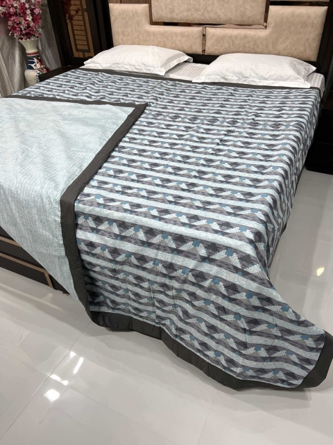 

Pure Decor Grey Printed King Size Pure Cotton Dohar