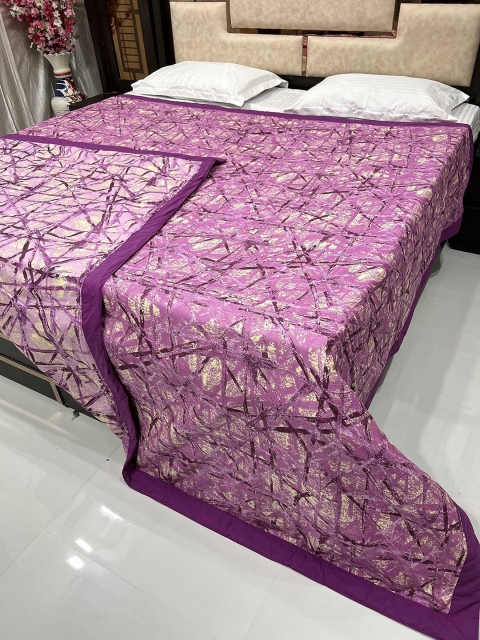 

Pure Decor Unisex Purple Blankets Quilts and Dohars