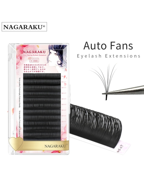 

NAGARAKU BlackEasy Fanning Volume False Eyelashes, Black
