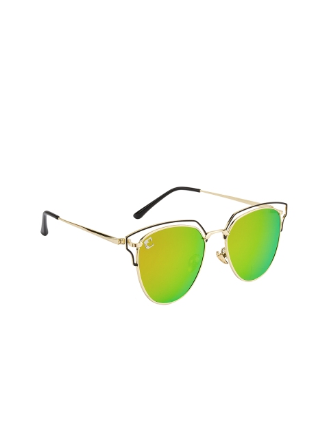 

Clark N Palmer Women Oval Sunglasses CNP-S5919-B7, Green