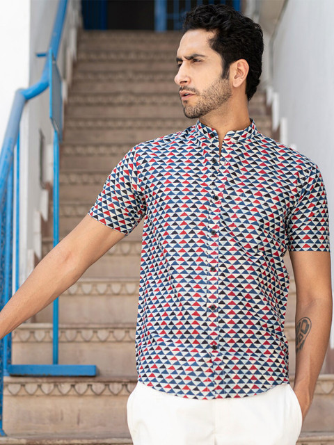 

Tistabene Men Multicoloured Comfort Printed Casual Shirt, Multi
