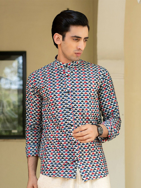 

Tistabene Men Multicoloured Comfort Printed Casual Shirt, Multi
