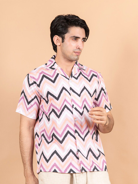 

Tistabene Men Multicoloured Comfort Printed Casual Shirt, Multi