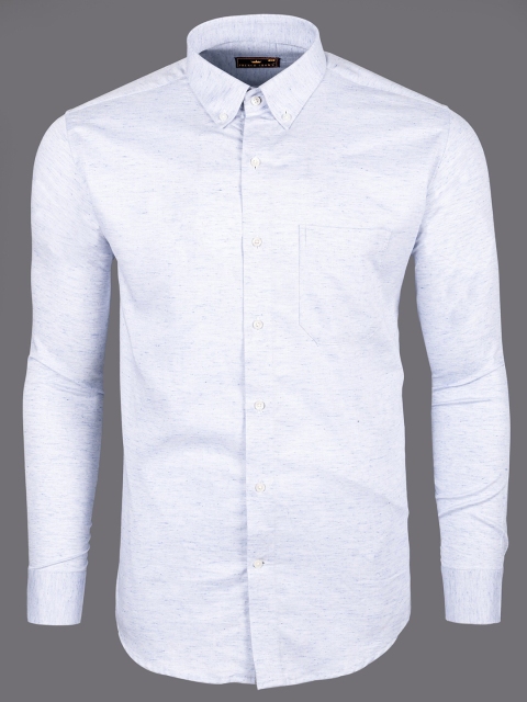 

FRENCH CROWN Men White Standard Formal Shirt