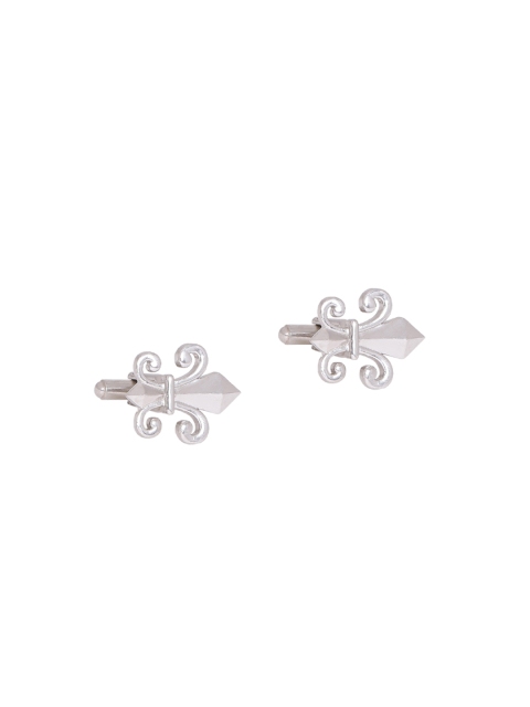 Dare By Voylla Silver-Toned Cufflinks available at myntra for Rs.347