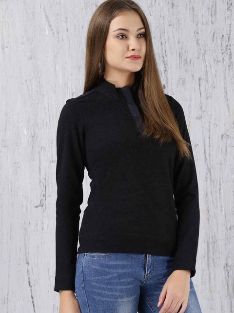 

Lakshita Women Black Comfort Formal Shirt