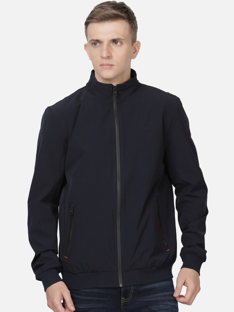 

t-base Men Navy Blue Lightweight Bomber Jacket