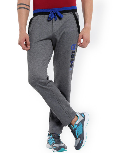 

AVOQ Men Grey Track Pants