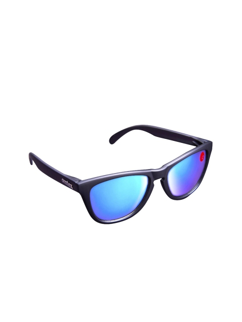 

Omtex Men Blue Lens & Black Sports Sunglasses with UV Protected Lens SunGlass-Clsy-Blu