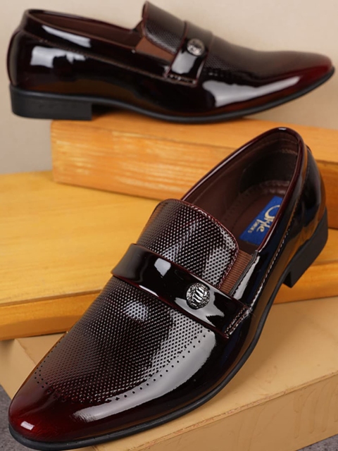 

Style Shoes Men Maroon Sold Formal Slip-On Shoes