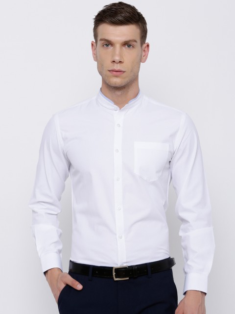 

Mark Taylor Men White Lightweight Slim Fit Solid Formal Shirt