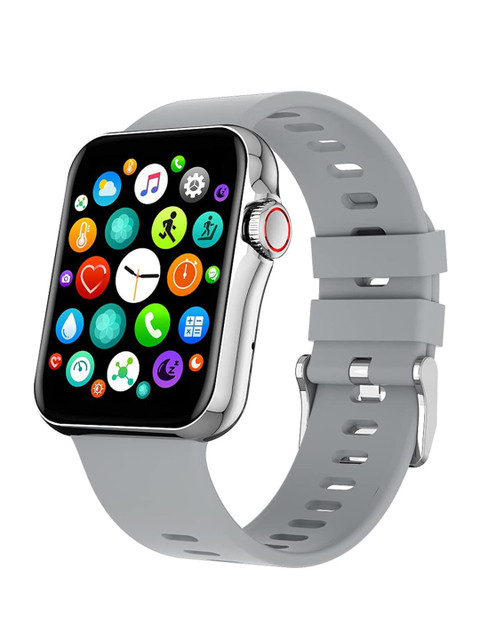 

Bfit Unisex Grey Solid Alpha 2 Bluetooth Calling Smart Watches