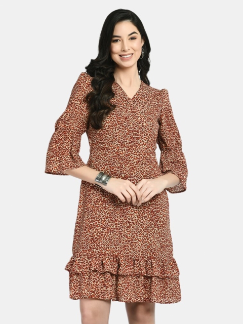 

NIXX Rust A-Line Dress