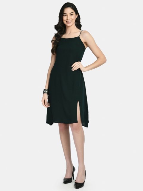 

NIXX Green A-Line Dress