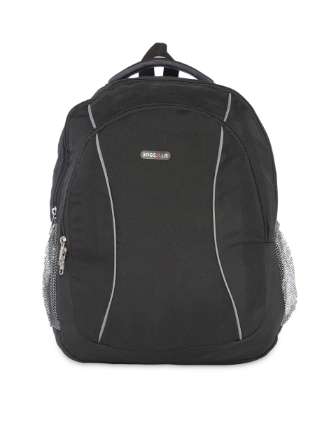 

Bags.R.us Unisex Black Solid Backpack