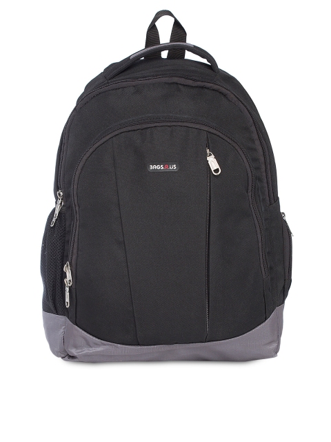 

Bags.R.us Unisex Black Solid Backpack