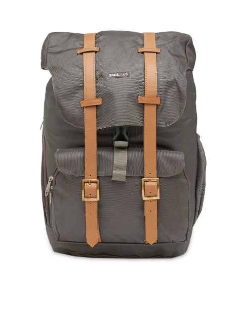 

Bags.R.us Unisex Grey Solid Backpack