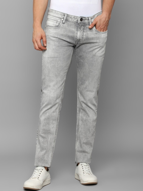 

Louis Philippe Jeans Men Grey Slim Fit Heavy Fade Jeans