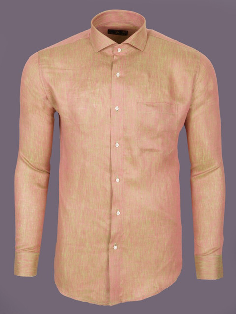 

FRENCH CROWN Men Pink Standard Formal Shirt