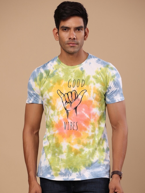 

Tistabene Men Multicoloured Tie and Dye Dyed T-shirt, Multi